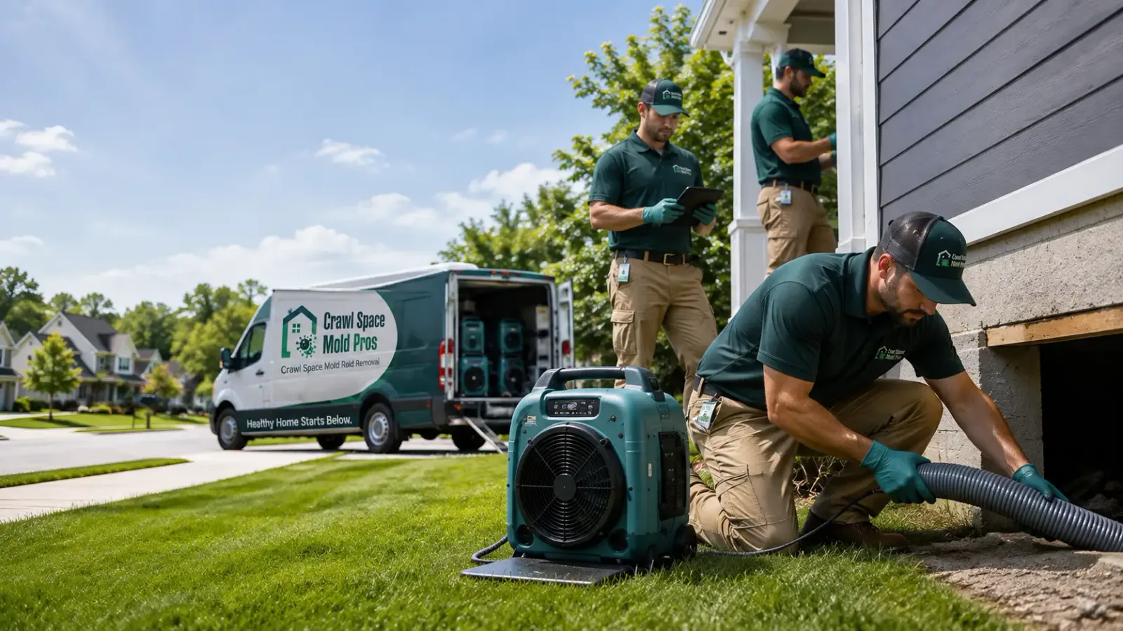 Crawl Space Mold Removal in Dowling, MI